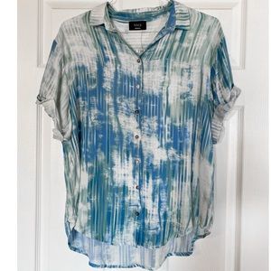 Brand new w/tags. Teal/blue blouse/top sz Medium